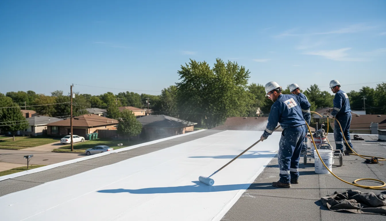 Commercial roof coating in La Place, IL near me